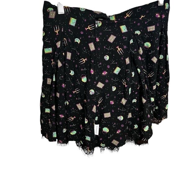 Disney Parks HER UNIVERSE Hocus Pocus Skirt medium cat dress shop lace nwt - Picture 7 of 10